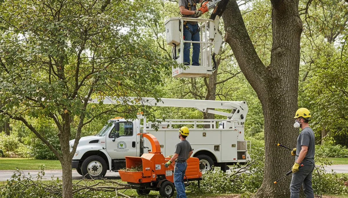 Chicago arborist treating tree disease in Chicago, IL to improve tree health and prevent decline