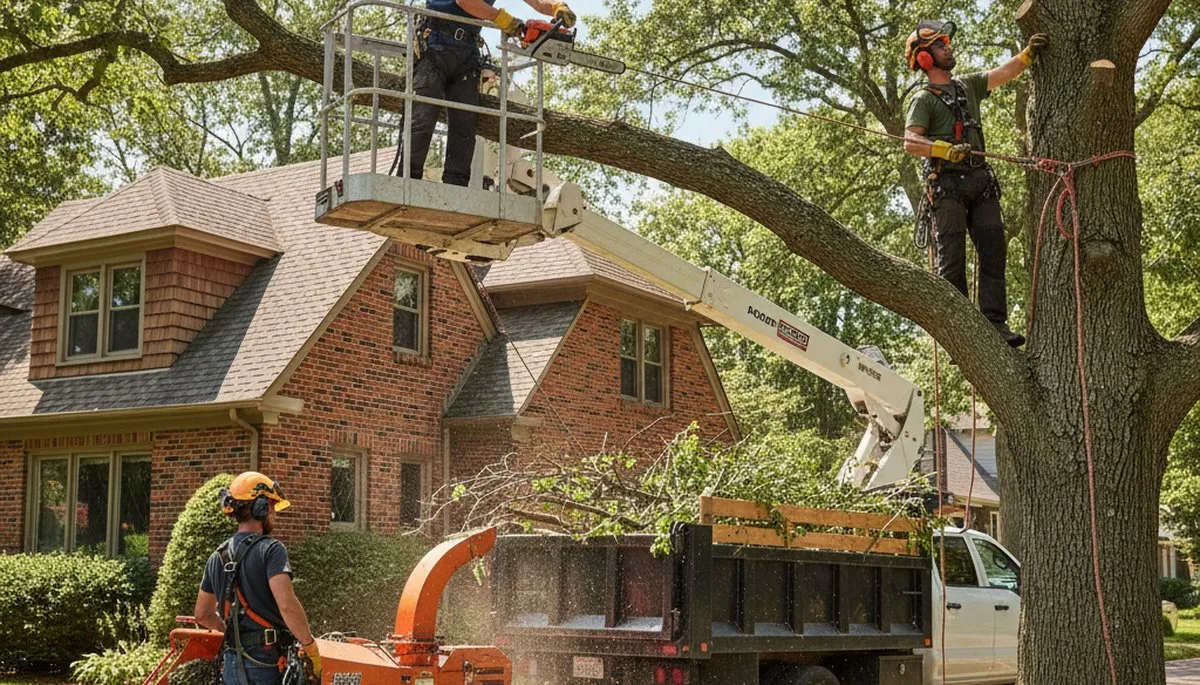 Chicago, IL tree service crew providing professional tree removal and arborist care