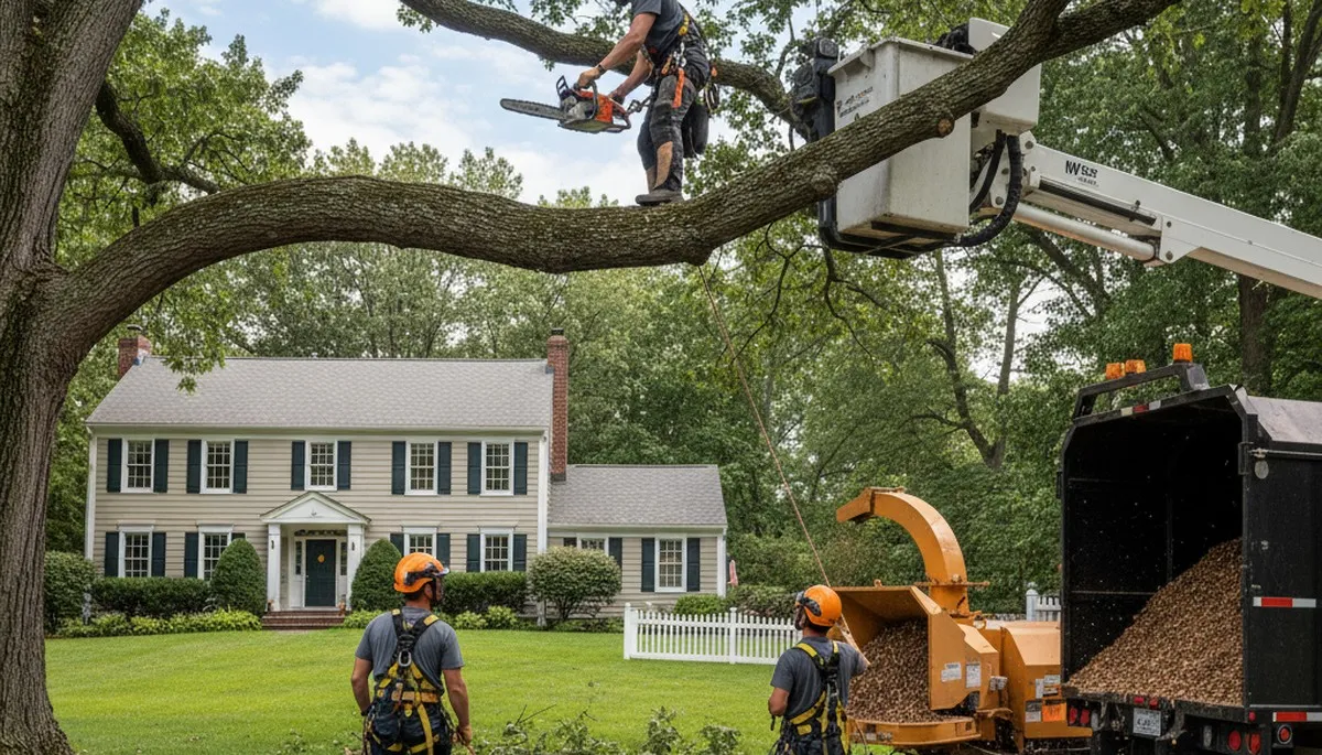 Chicago IL tree service team providing safe tree removal and pruning for local homeowners