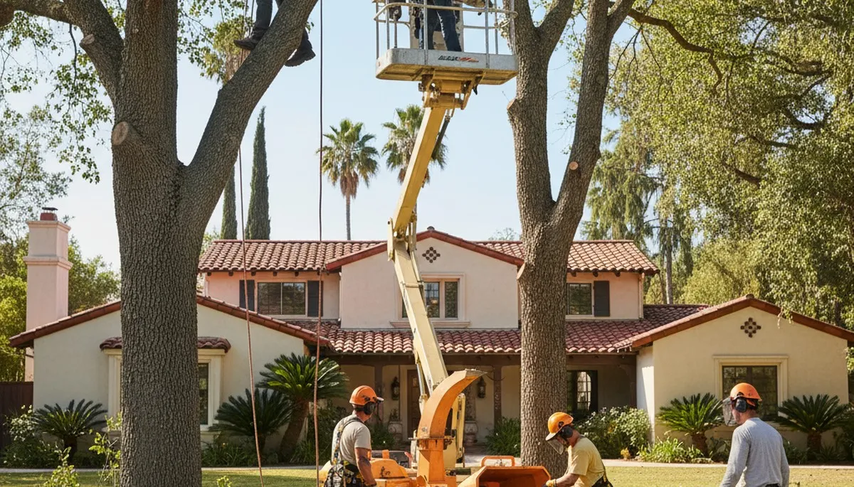 Chicago, IL tree service crew removing a tree for arborchicagotreeremoval.com